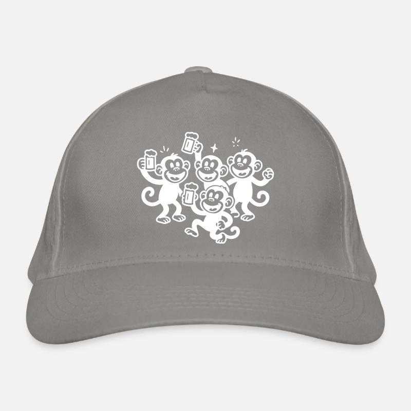 Affe Bier Crew Bio-Baseballkappe