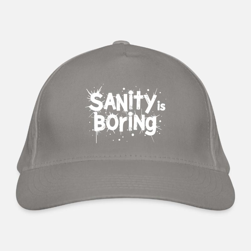 La raison est ennuyeuse – déclaration rebelle disant Casquette classique bio