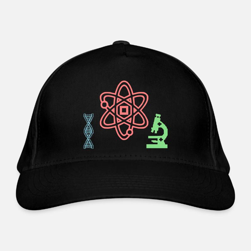 Science Set Atom DNA Organic Baseball Cap