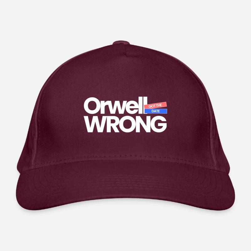 Orwell Got The Date Wrong Organic Baseball Cap
