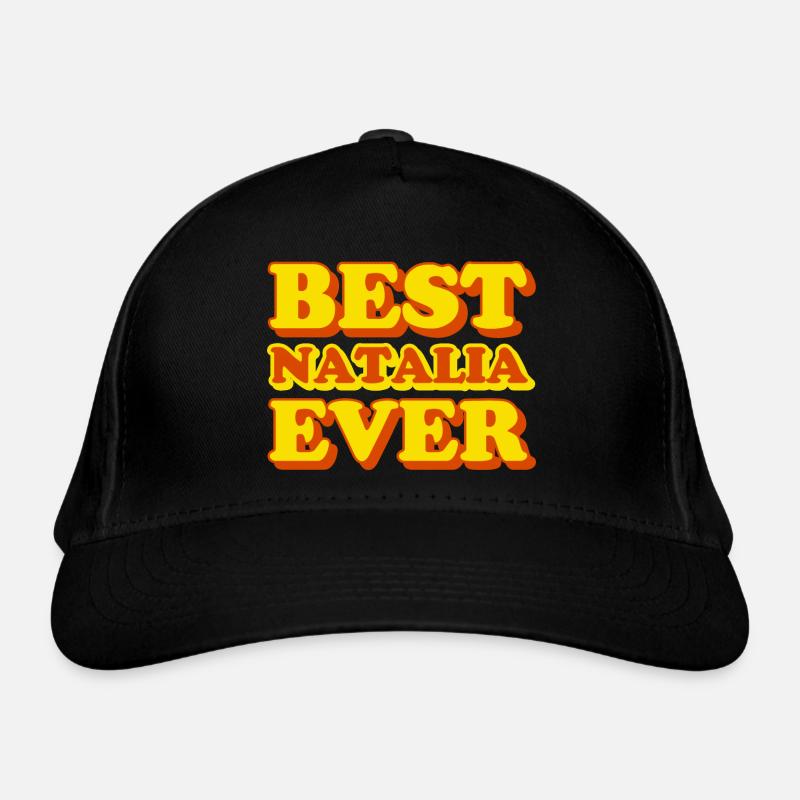 Natalia First Name Funny Gift Organic Baseball Cap