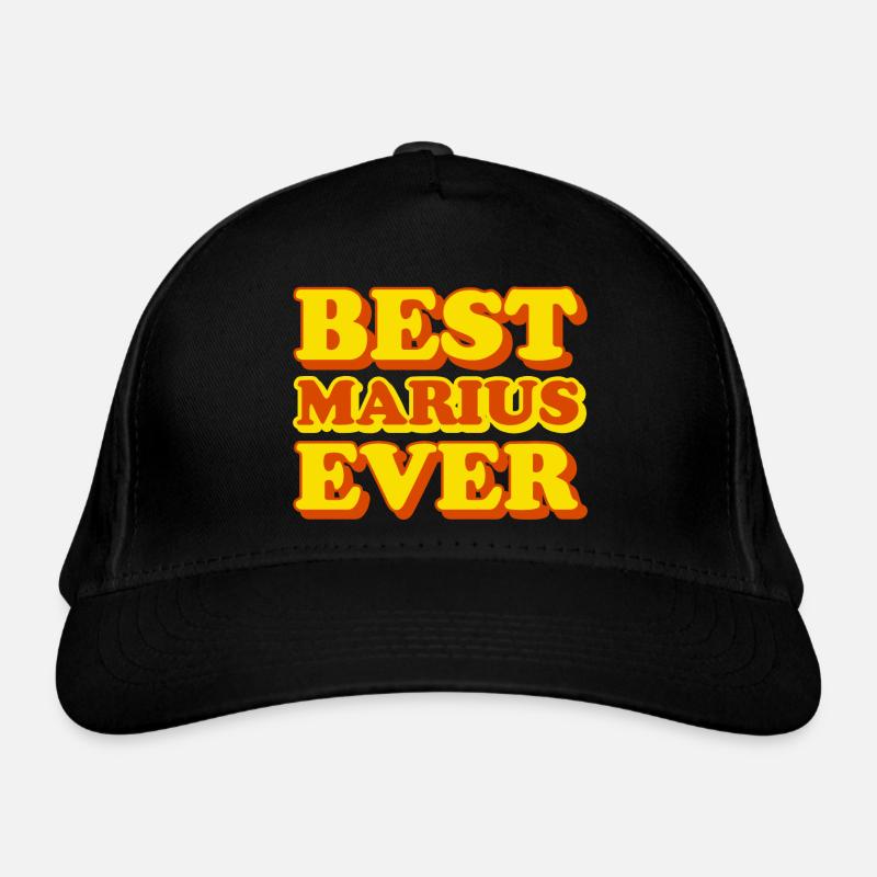 Funny gift with first name Marius Organic Baseball Cap