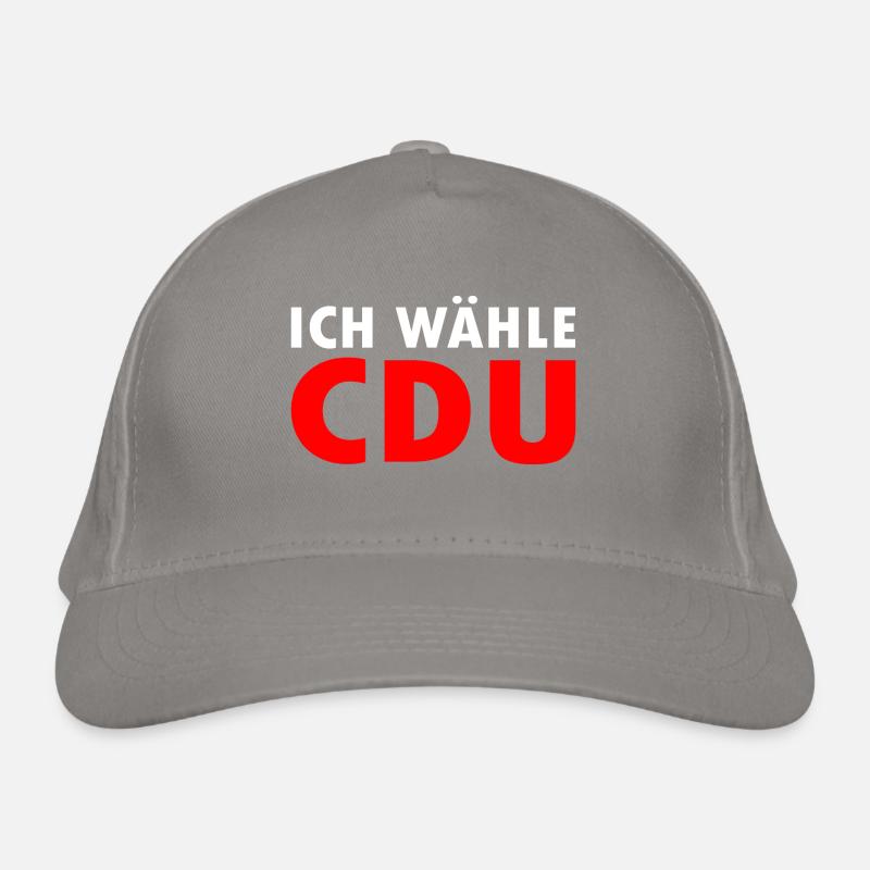 Ich wähle cdu Bio-Baseballkappe