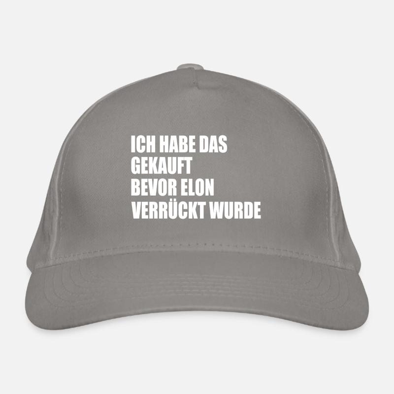 Je l’ai acheté avant qu’Elon ne devienne fou Casquette classique bio