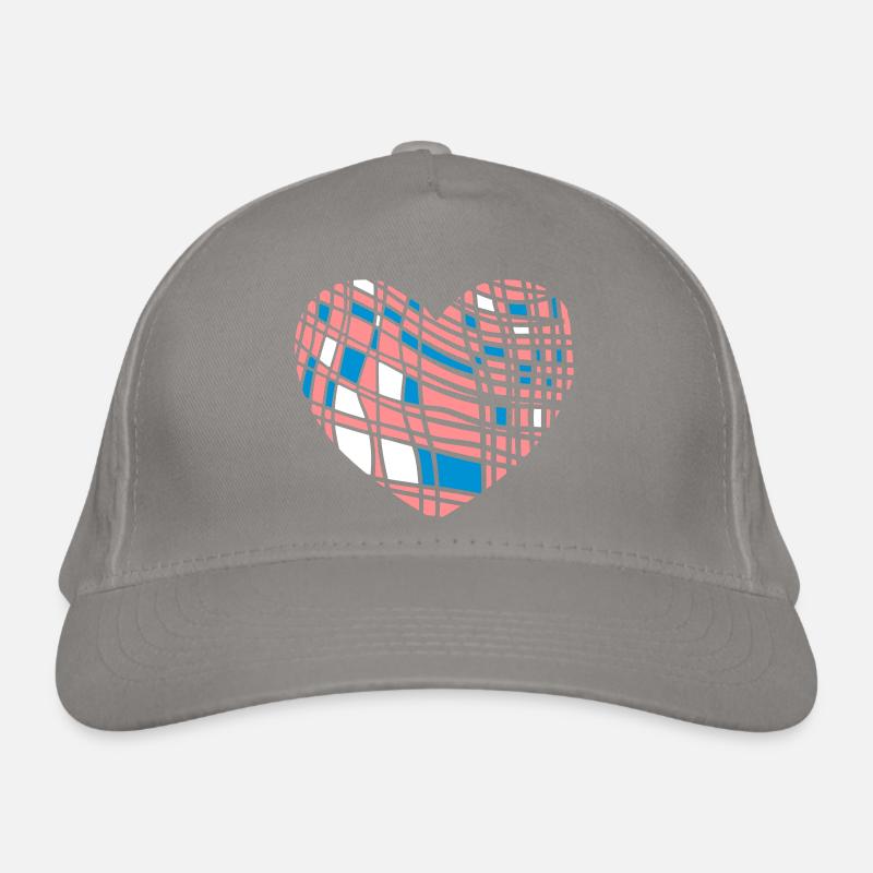 cool heart design Organic Baseball Cap