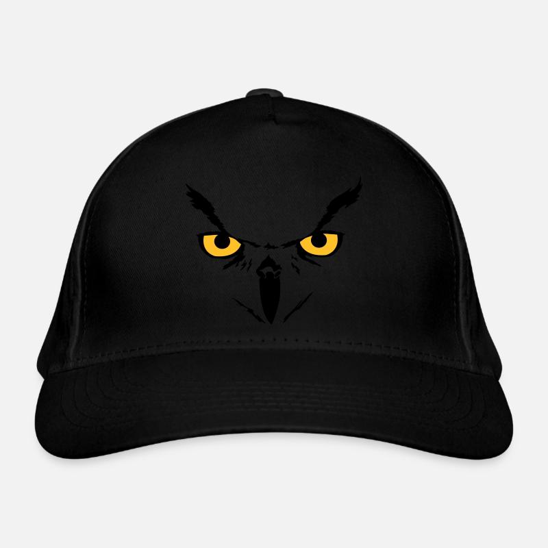 Owl face Bio-Baseballkappe