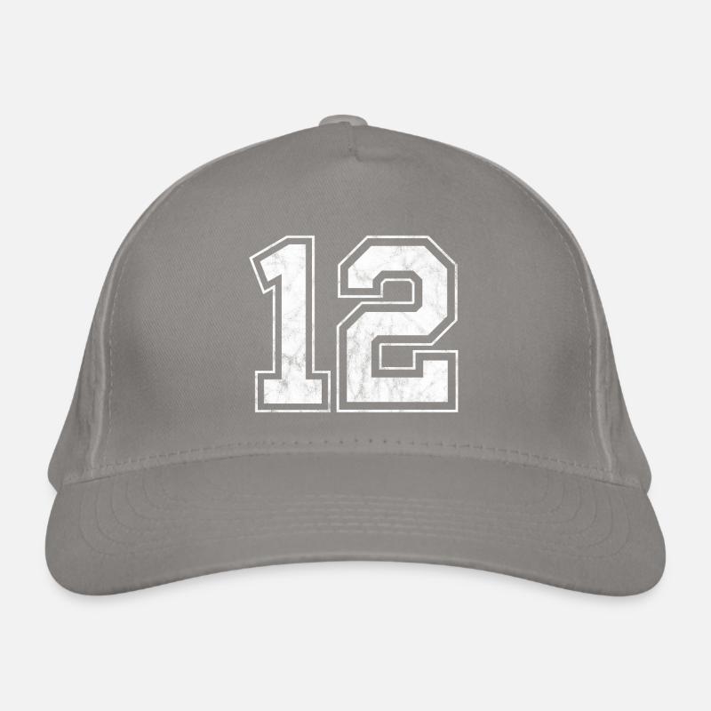 Number 12 Organic Baseball Cap