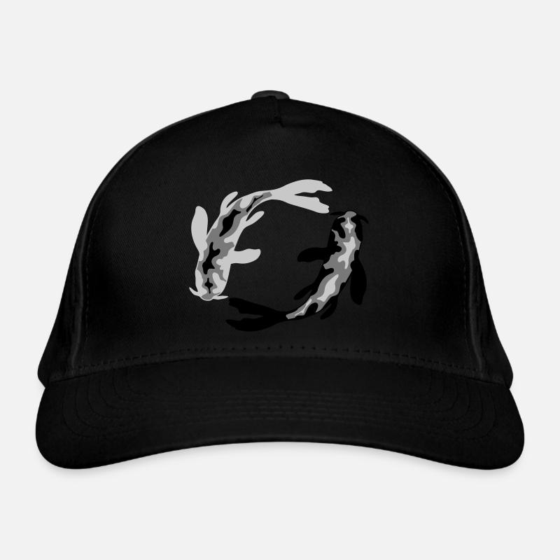 Circle Design 2 Koi Casquette classique bio