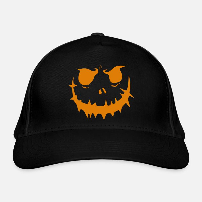 Grimace de citrouille 2 Casquette classique bio