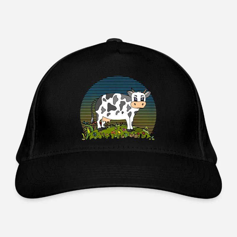Cow Organic Baseball Cap