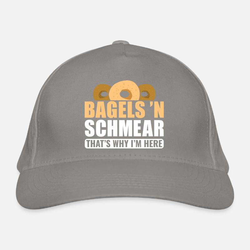 Bagel Spruch Geschenk Bio-Baseballkappe