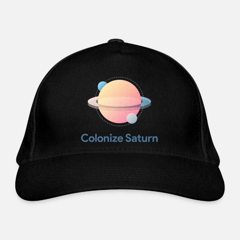 Colonize Saturn Bio-Baseballkappe