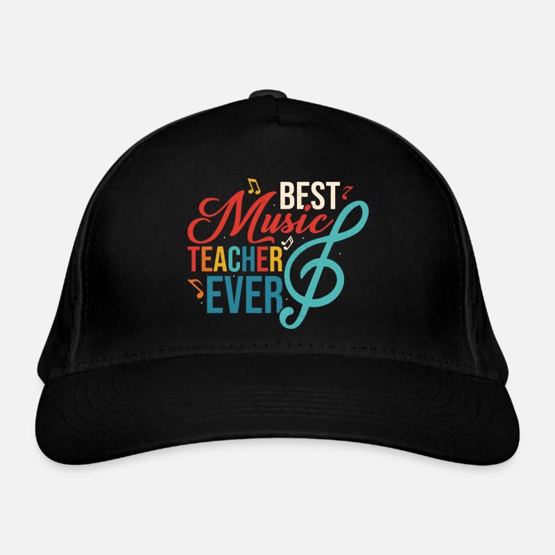 Meilleur professeur de musique Jamais Education Notes Instrument Casquette classique bio