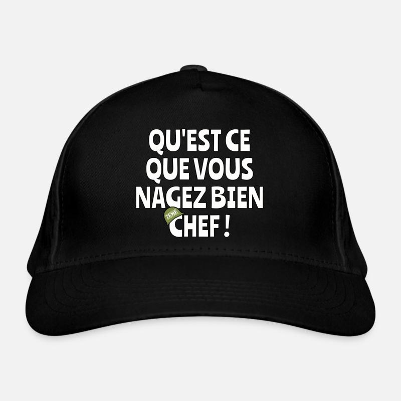 Qu’est-ce que vous nagez bien chef Casquette classique bio