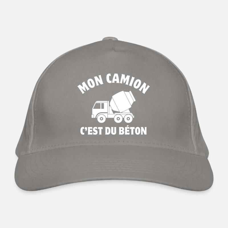 chantier, chef de chantier, engin de chantier Casquette classique bio