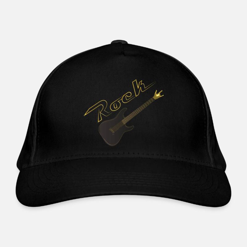 Guitar Rock Organic Baseball Cap