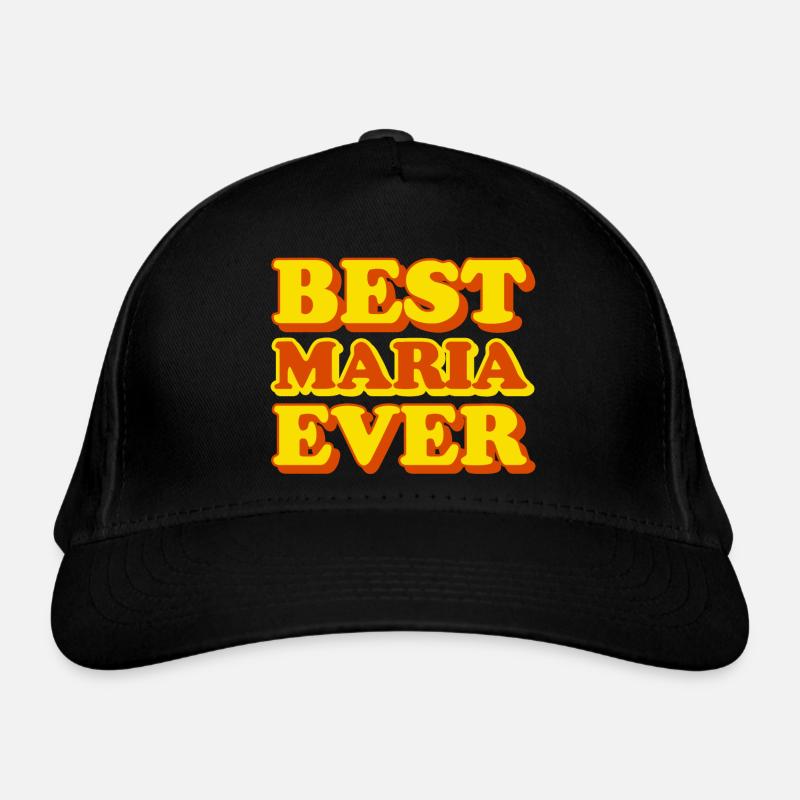 Lustiges Geschenk mit Vornamen Maria Bio-Baseballkappe