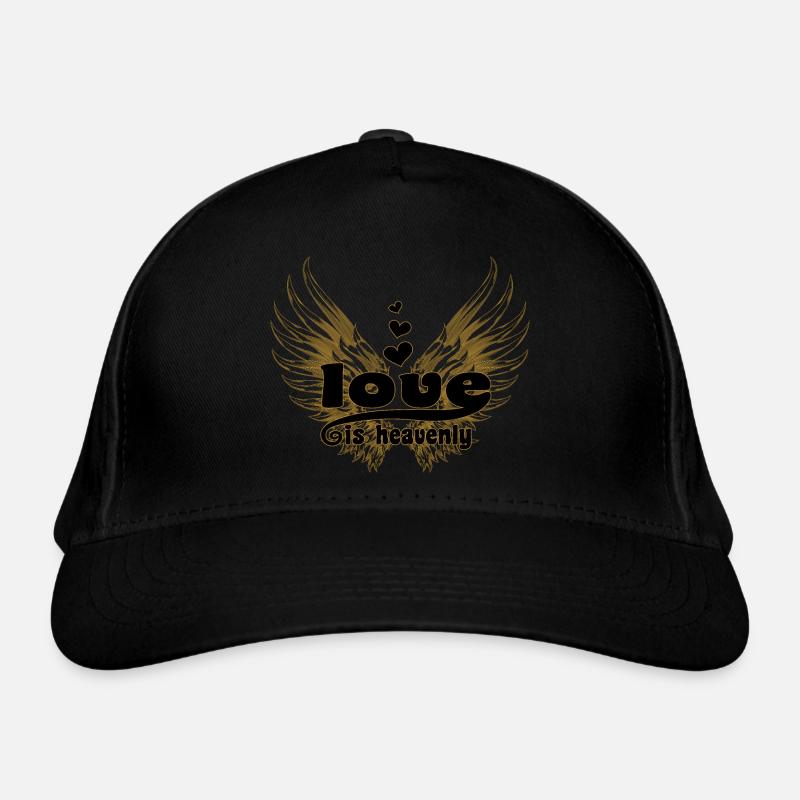 Love is heavenly Organic Baseball Cap
