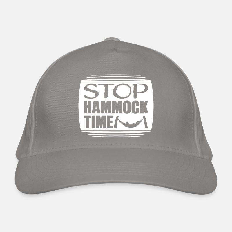 Arrêt drôle Hamac Temps Détente Dormir Camping Casquette classique bio