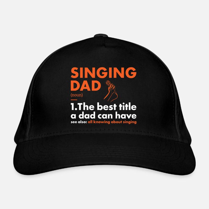 Chanteur Papa Définition Chant Casquette classique bio