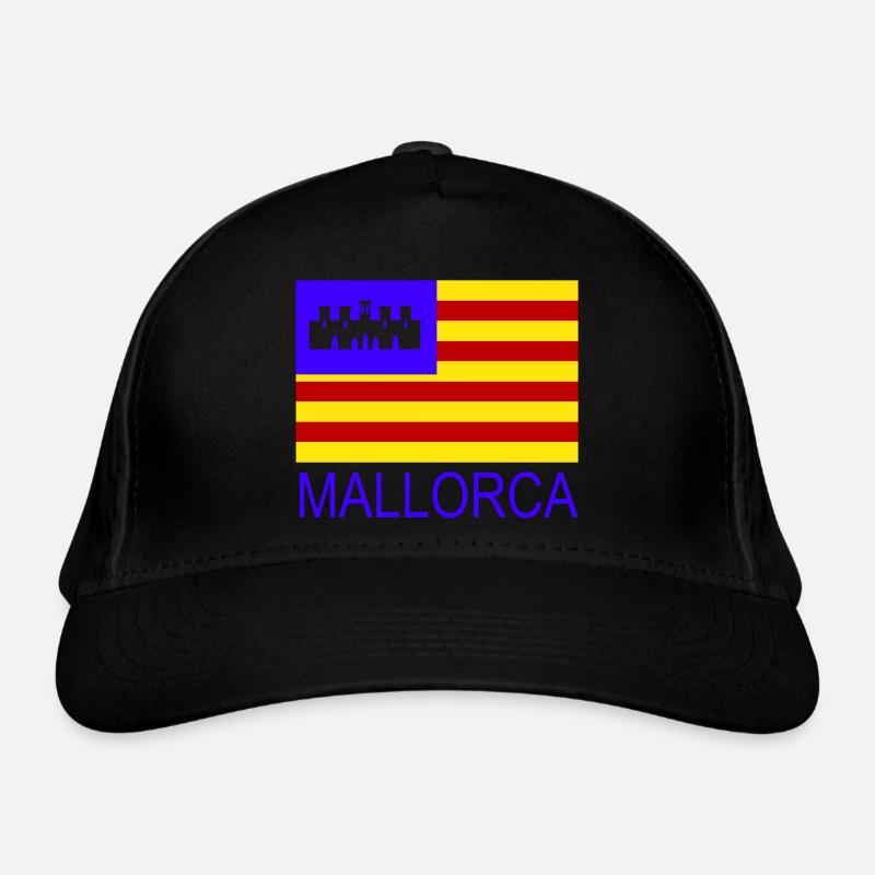 mallorca flag Organic Baseball Cap