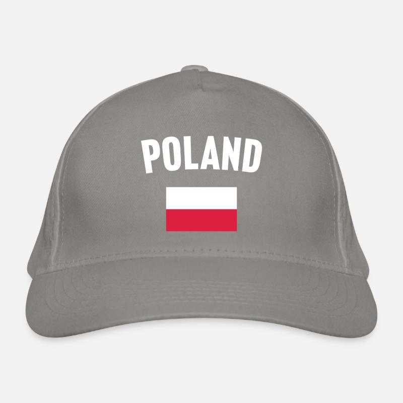 Drapeau de la Pologne Casquette classique bio