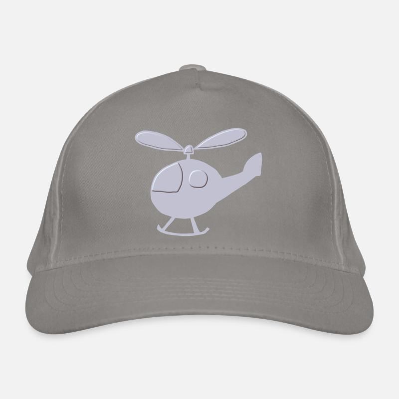 hubschrauber relief Bio-Baseballkappe