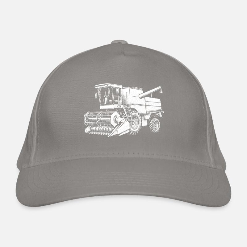 Moissonneuse Field Giant sur pneu Casquette classique bio