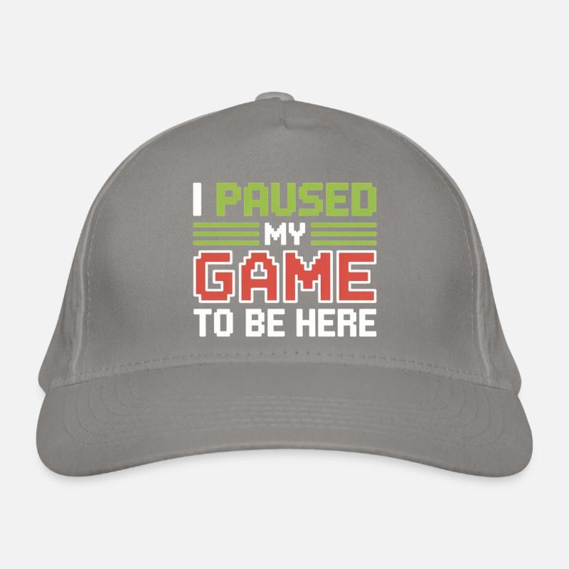 Pause : Mon jeu interrompu Casquette classique bio