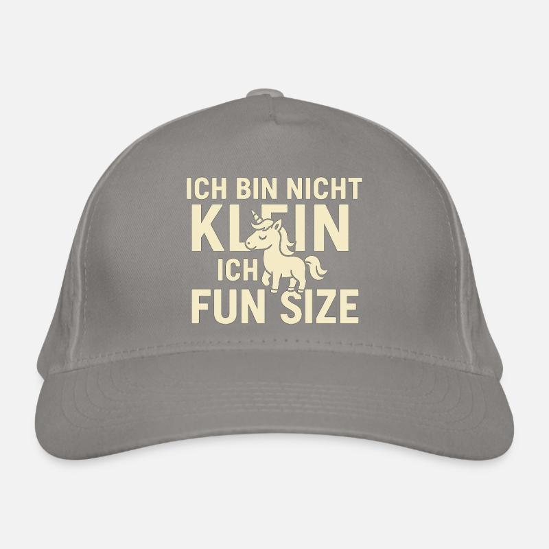 Ich bin nicht klein - Fun Size Einhorn Bio-Baseballkappe