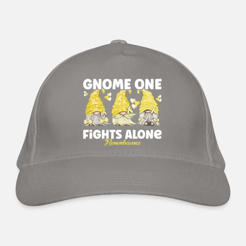 Gnome One Fights Alone Yellow Memory Organic Baseball Cap