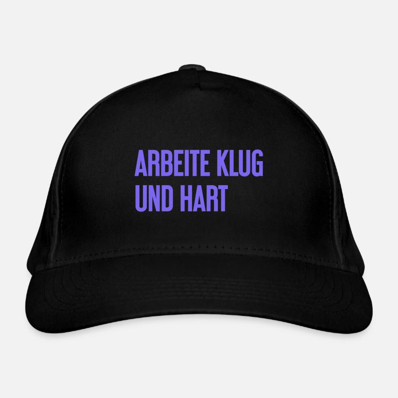 Travailler intelligemment et dur - La devise du succès pour les acteurs Casquette classique bio