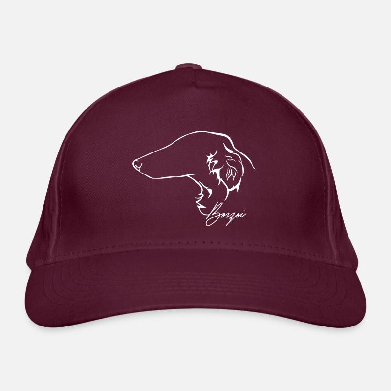 BORZOI Profil Hunde Hund Wilsigns Bio-Baseballkappe