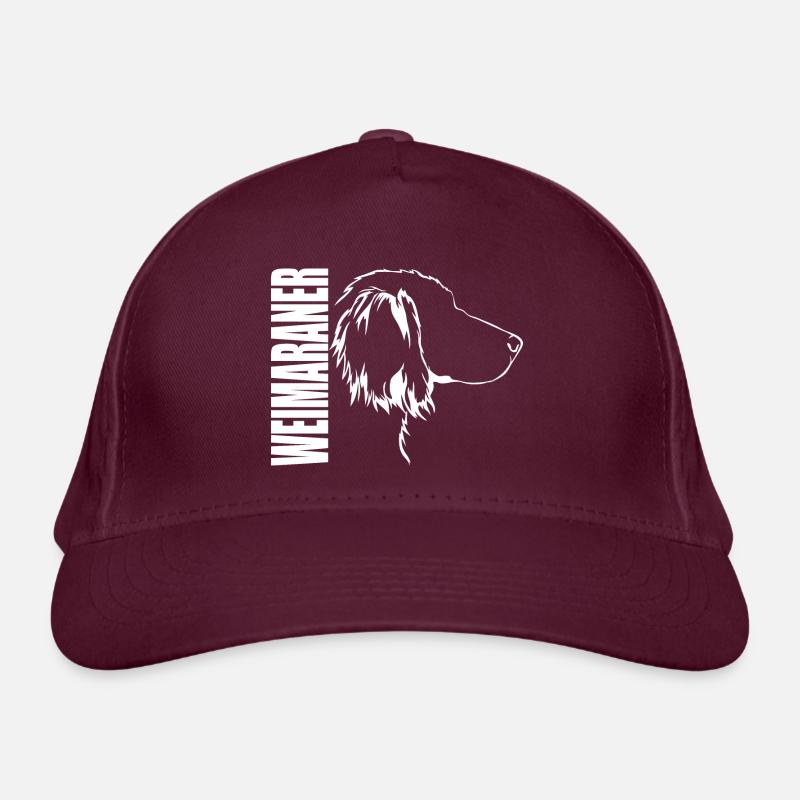 WEIMARANER langhaar Profil Hunde Hund Wilsigns Bio-Baseballkappe