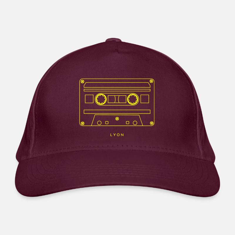 Minimalist Retro Cassette Organic Baseball Cap