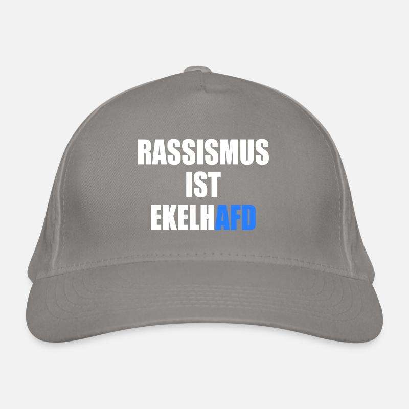 rassismus ist ekelhafd Bio-Baseballkappe