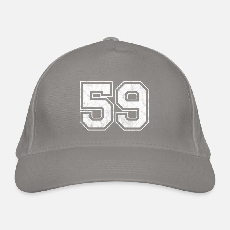 Number 59 Organic Baseball Cap
