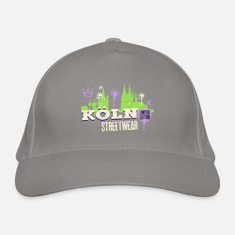 Cologne Skyline City Germany Cologne Graffiti Organic Baseball Cap