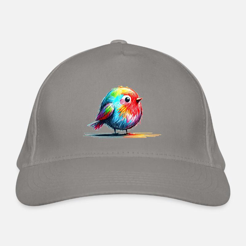 Vögelchen Bio-Baseballkappe