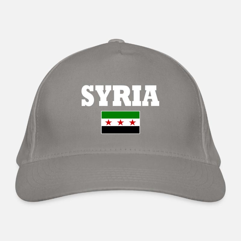 Syria Flag Organic Baseball Cap