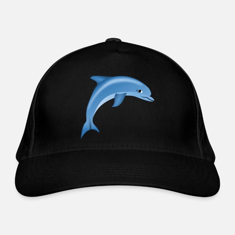 Dauphin mignon bleu Casquette classique bio