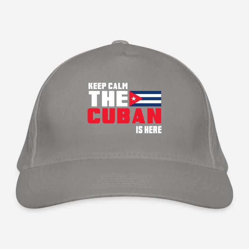 Keep Calm The Cuban is Here Cuba Organic Baseball Cap