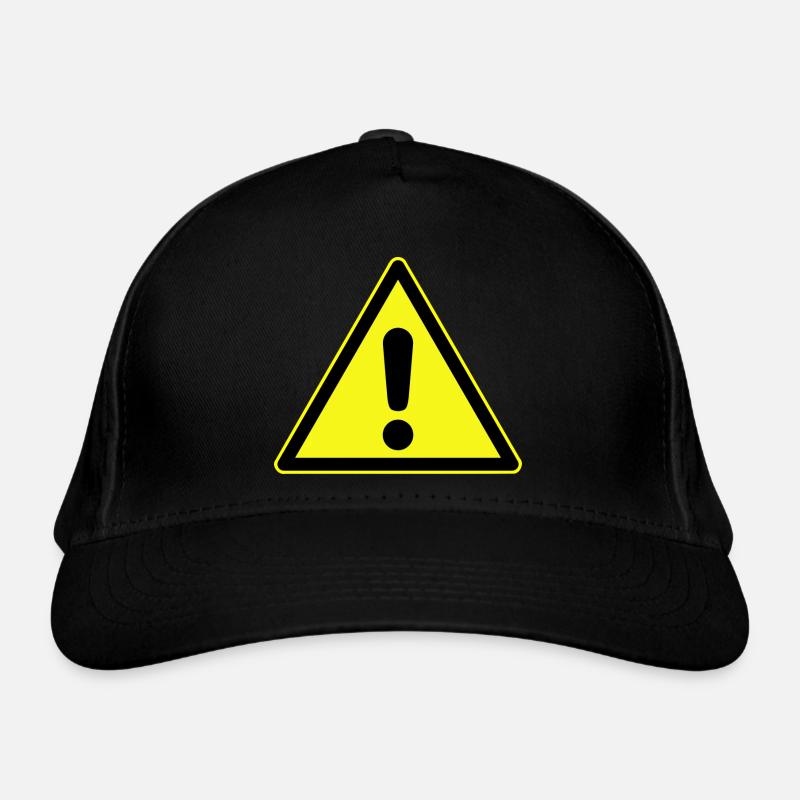 Danger d'attention Casquette classique bio