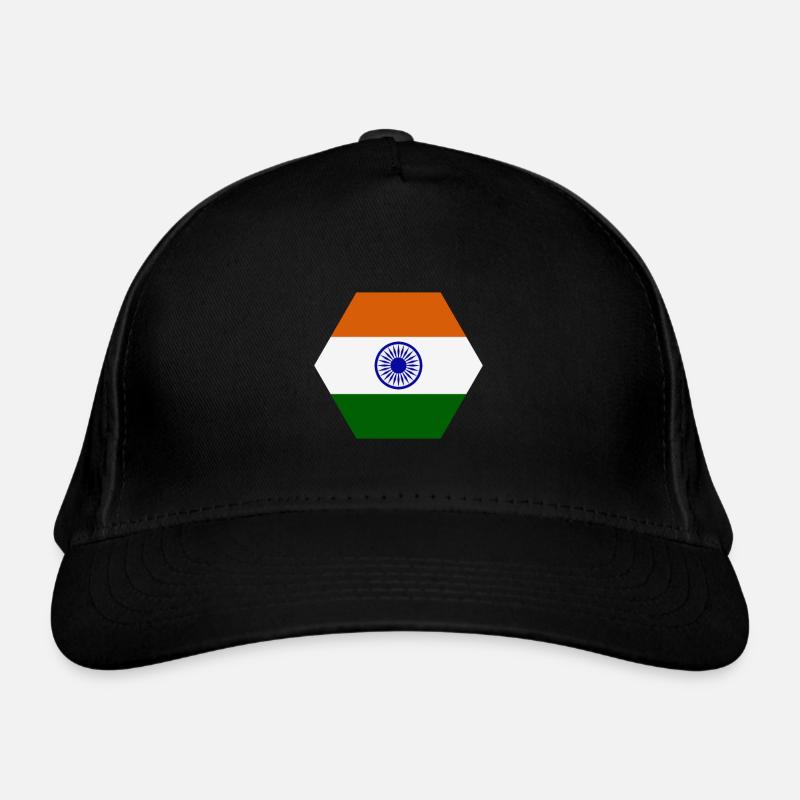 drapeau de l'Inde Casquette classique bio