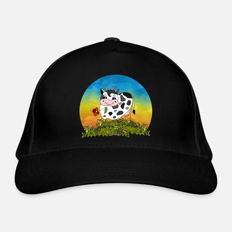 Cow Organic Baseball Cap
