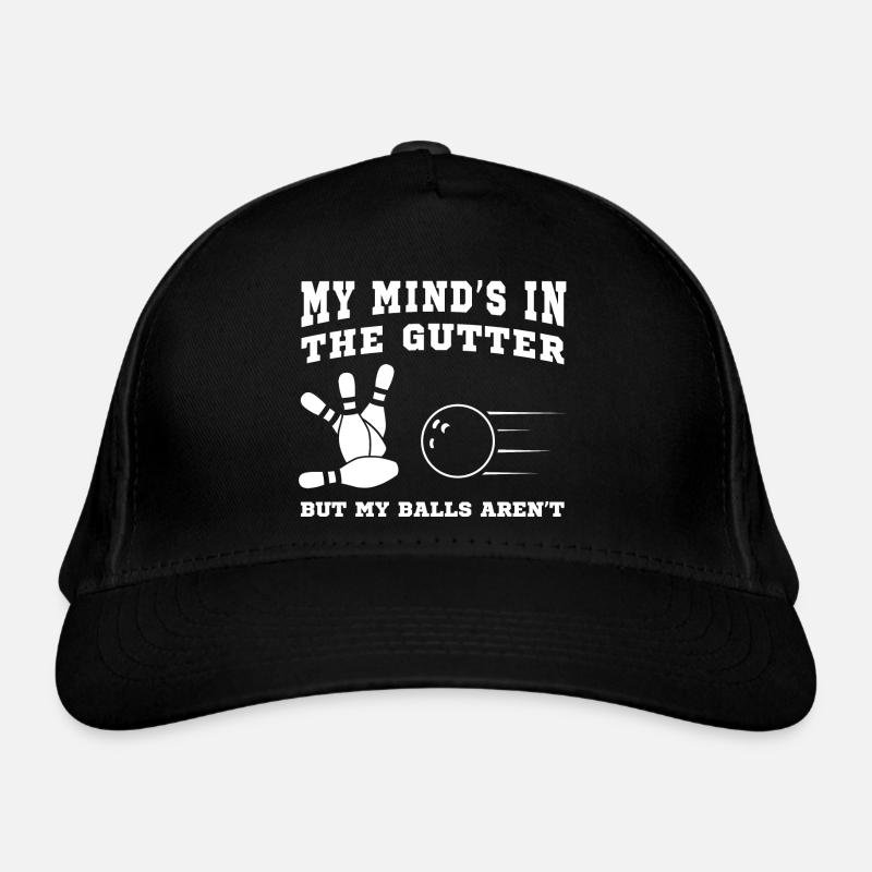Bowling My Minds ist in der Gosse - Bio-Baseballkappe - Schwarz