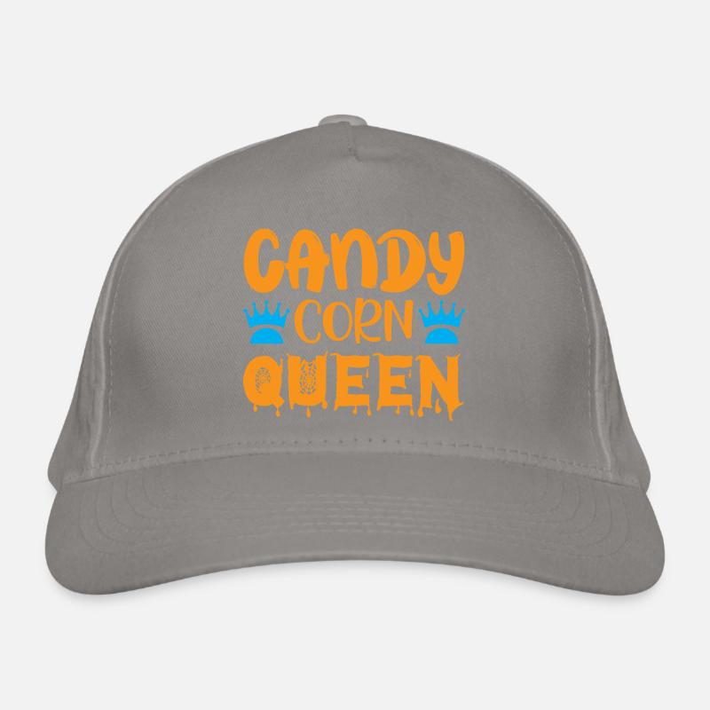 Candy Corn Queen - Halloween Humor Bio-Baseballkappe