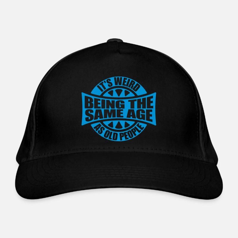 being old people age Organic Baseball Cap