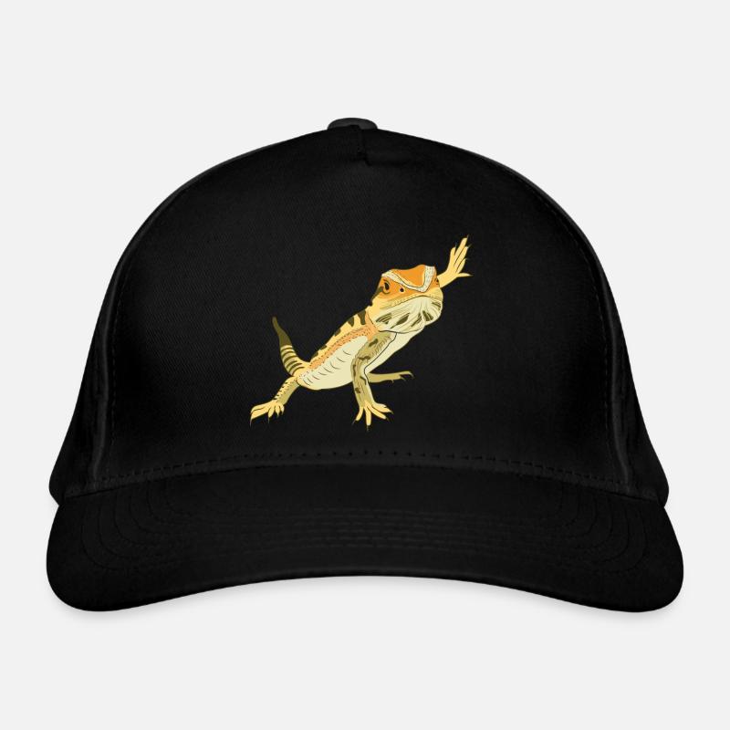 Bearded Dragon Lizard Reptile Herpetologist Organic Baseball Cap
