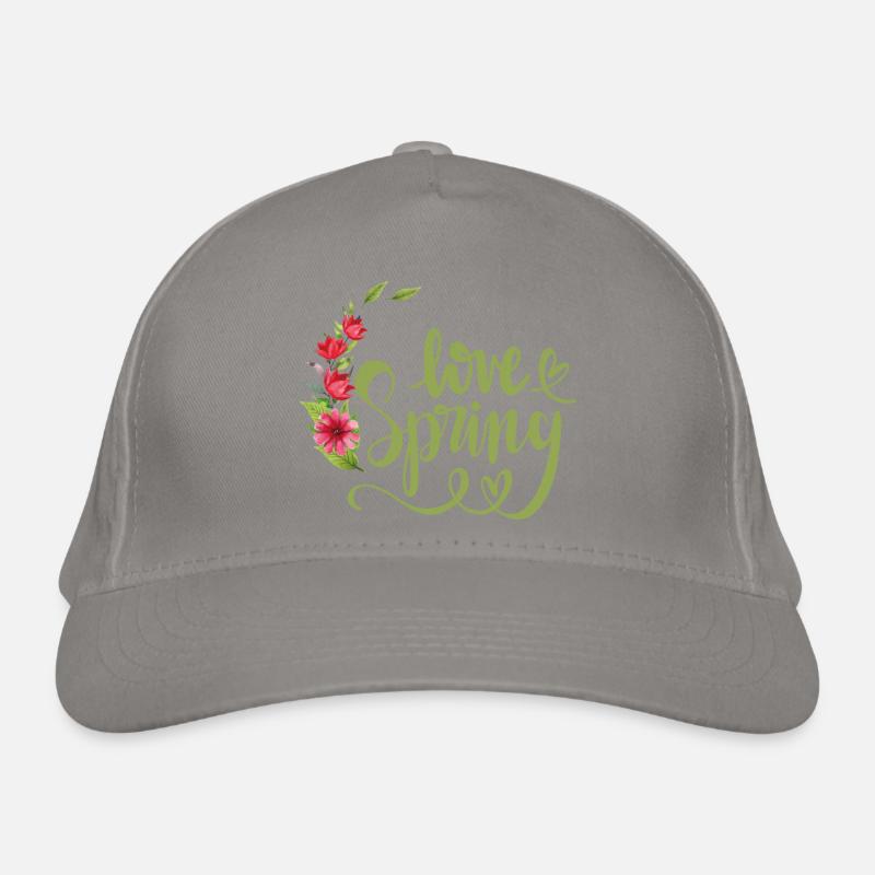 Liebe den Frühling Bio-Baseballkappe